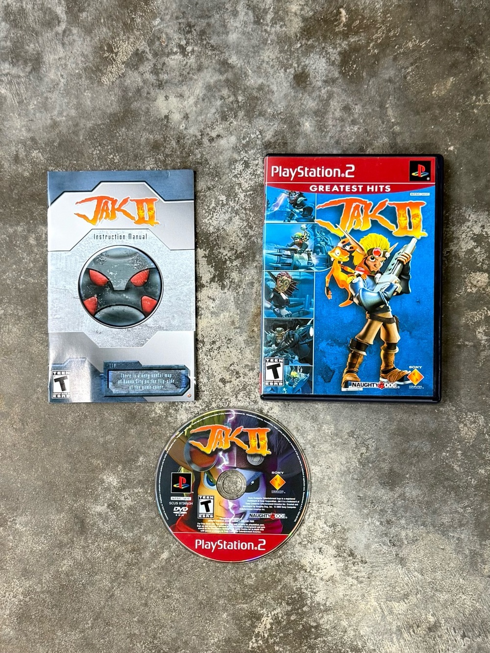 Jak II PS2 Greatest Hits Complete CIB Tested